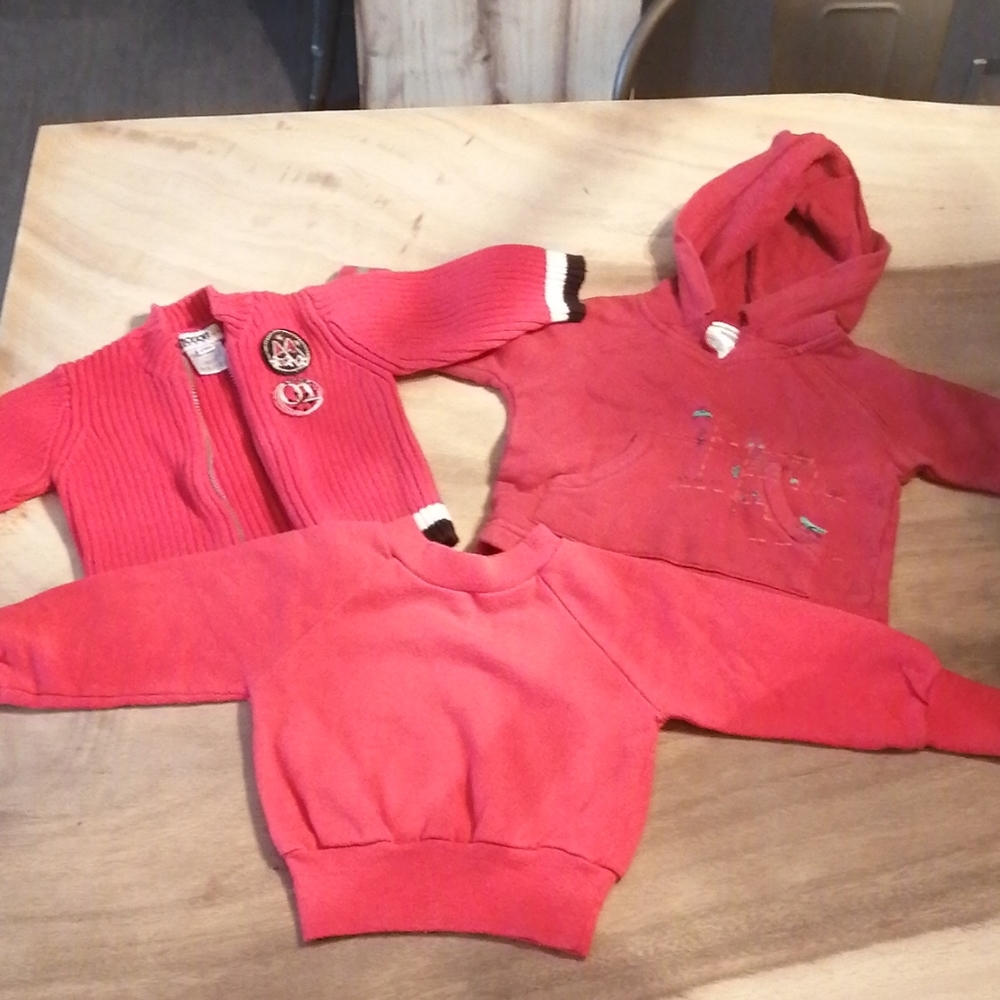Babies red sweatshirt bundle